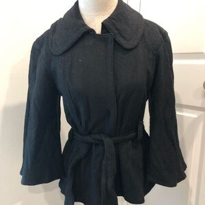 Elegant Black Wool Jacket